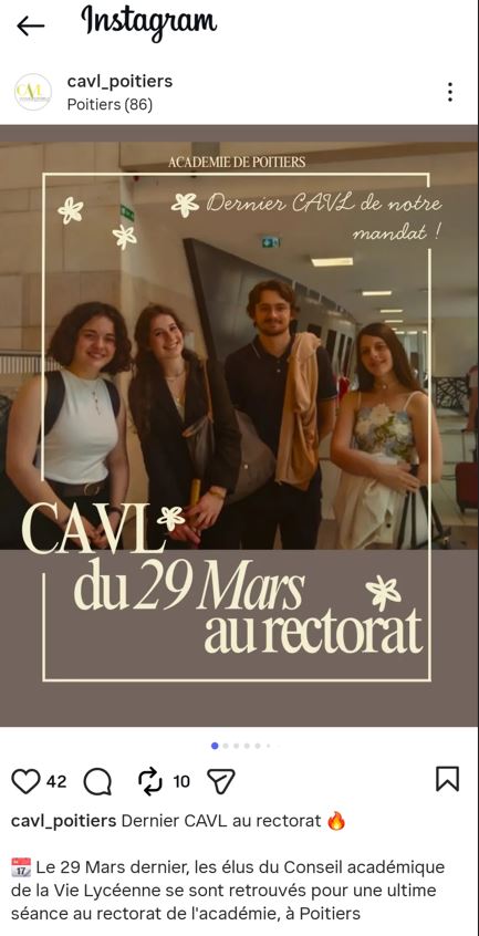 CAVL Instagram